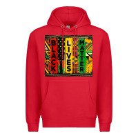 Red black lives matter tumbler Premium Hoodie - HRA Design Shop