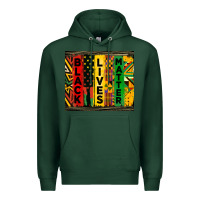 Sports Green black lives matter tumbler Premium Hoodie - HRA Design Shop