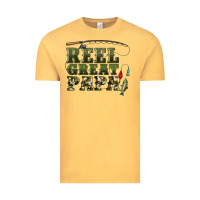 Vintage Mustard reel great papa Vintage Tee - Artiststas