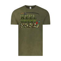 Vintage Olive reel great papa Vintage Tee - Artiststas