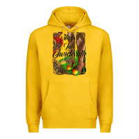 Lemon steppin'  into juneteenth Premium Hoodie - HRA Design Shop