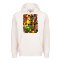 Pale Pink steppin'  into juneteenth Premium Hoodie - HRA Design Shop
