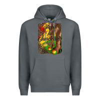 Rock steppin'  into juneteenth Premium Hoodie - HRA Design Shop