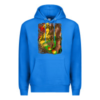 True Royal steppin'  into juneteenth Premium Hoodie - HRA Design Shop