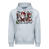 Heather Grey for the love of the christmas Urban Hoodie - CowhideDigitalArt