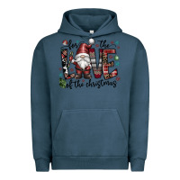 Pigment Midnight Navy for the love of the christmas Urban Hoodie - CowhideDigitalArt