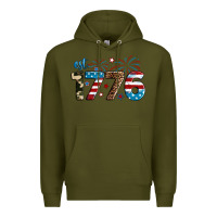 Army Green Est. 1776 Premium Hoodie - Neo Western