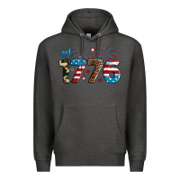 Charcoal Heather Est. 1776 Premium Hoodie - Neo Western