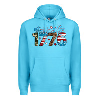 Ocean Blue Est. 1776 Premium Hoodie - Neo Western