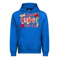 Cobalt i teach sweet hearts valentine's day teacher Urban Hoodie - FaDigitalArtStudio