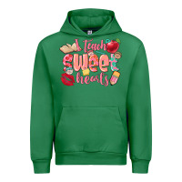 Emerald i teach sweet hearts valentine's day teacher Urban Hoodie - FaDigitalArtStudio