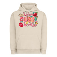 Pigment French Oak i teach sweet hearts valentine's day teacher Urban Hoodie - FaDigitalArtStudio