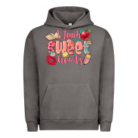 I Teach Sweet Hearts Valentine's Day Teacher Urban Hoodie | Teevron