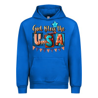 Cobalt God bless the USA 4th of july Urban Hoodie - CowGirlArtShop