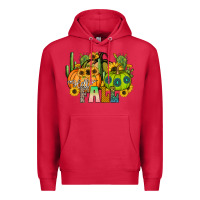 Cardinal hello fall Premium Hoodie - CowhideDigitalArt
