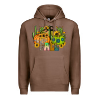 Chestnut hello fall Premium Hoodie - CowhideDigitalArt