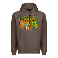 Coffee hello fall Premium Hoodie - CowhideDigitalArt