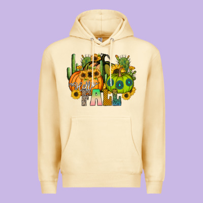 Hello Fall Premium Hoodie Designed By Cowhidedigitalart