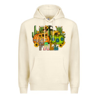 Sandshell hello fall Premium Hoodie - CowhideDigitalArt