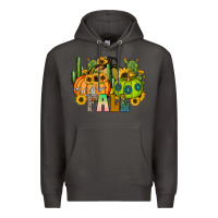 Smoke hello fall Premium Hoodie - CowhideDigitalArt