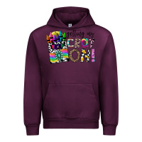 Mauve Wine getting my cray on Urban Hoodie - CowhideDigitalArt