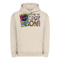 Pigment French Oak getting my cray on Urban Hoodie - CowhideDigitalArt