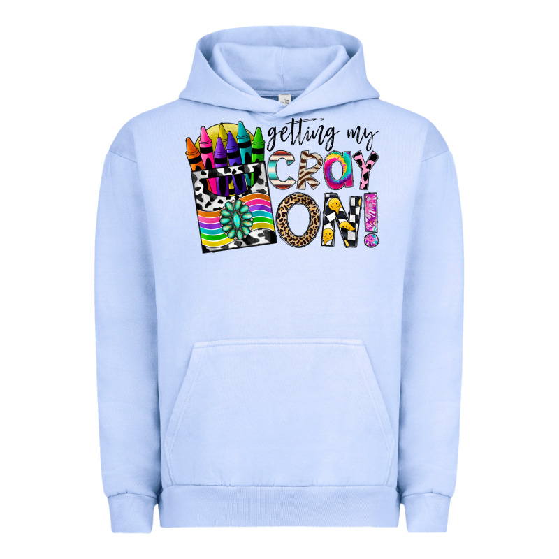 Getting My Cray On Urban Hoodie by CowhideDigitalArt | Teevron