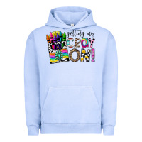 Pigment Grape Ice getting my cray on Urban Hoodie - CowhideDigitalArt