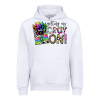 White getting my cray on Urban Hoodie - CowhideDigitalArt
