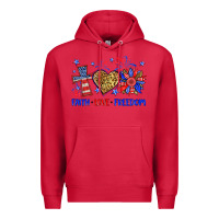 Cardinal faith love freedom Premium Hoodie - Neo Western