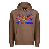Chestnut faith love freedom Premium Hoodie - Neo Western
