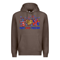 Coffee faith love freedom Premium Hoodie - Neo Western