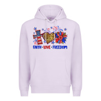 Lilac faith love freedom Premium Hoodie - Neo Western