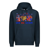 Navy faith love freedom Premium Hoodie - Neo Western