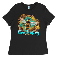Black bee happy Ladies Tee - Artiststas