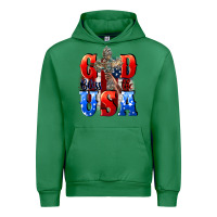 Emerald God bless the USA  4th of july Urban Hoodie - CowGirlArtShop