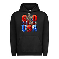Pigment Black God bless the USA  4th of july Urban Hoodie - CowGirlArtShop