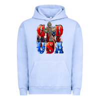 Pigment Grape Ice God bless the USA  4th of july Urban Hoodie - CowGirlArtShop