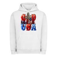Pigment Lunar Rock God bless the USA  4th of july Urban Hoodie - CowGirlArtShop