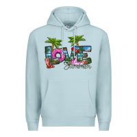 Blue Mist love summer Premium Hoodie - SublimationCraftShop