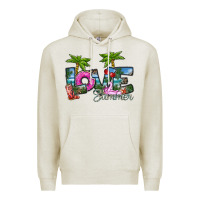 Oatmeal Heather love summer Premium Hoodie - SublimationCraftShop
