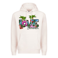 Pale Pink love summer Premium Hoodie - SublimationCraftShop