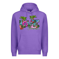 Purple love summer Premium Hoodie - SublimationCraftShop
