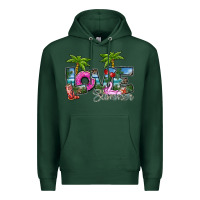 Sports Green love summer Premium Hoodie - SublimationCraftShop