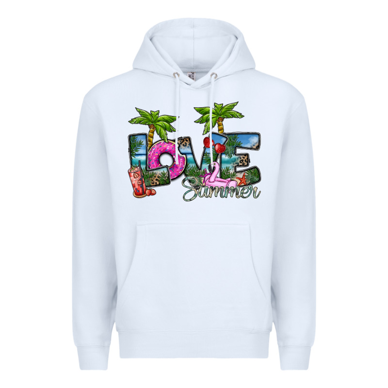 Love Summer Premium Hoodie by SublimationCraftShop | Teevron