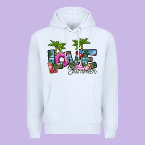 Love Summer Premium Hoodie Designed By Sublimationcraftshop