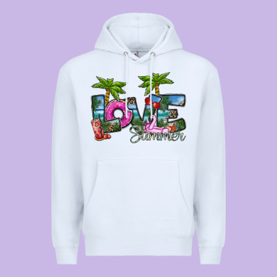 Love Summer Premium Hoodie Designed By Sublimationcraftshop