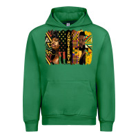 Emerald juneteenth brush stroke Urban Hoodie - HRA Design Shop