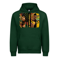 Foreset Green juneteenth brush stroke Urban Hoodie - HRA Design Shop