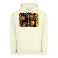 Pigment Pistachio juneteenth brush stroke Urban Hoodie - HRA Design Shop